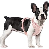 Wisedog No Pull Lightweight Dog Vest Harness with Soft and Comfortable Cushion, Breathable Mesh, for Small Medium Large Dogs Walking (M(Neck: 11.81"-18.11";Chest: 18.11"-27.95"), Gossamer Pink)