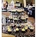 50 count Clear PET Plastic 9 oz Squat Cup and No-Hole Dome Lid, Parfait Cup w/Signature Party Picks