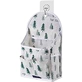 RUIXIAOXI Wall Hanging Storage Bag, Hanging Organizer Bag with Sticky Hooks Wall Organizer for Bedroom Bathroom Kitchen Dormitory (Green)