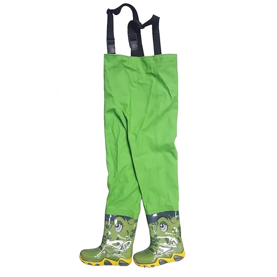 Kinderwathose Grün 34/35 Matschhose Kinder wathose Anglerhose Fischerhose Spielhose
