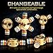 Fidget Spinner | Innoo Tech Six Wings Hands Spinner Figit Spinner | 100% Brass | Spins 3 - 5 Minutes | Spinner Fidget Toys | Anxiety Relief Toys