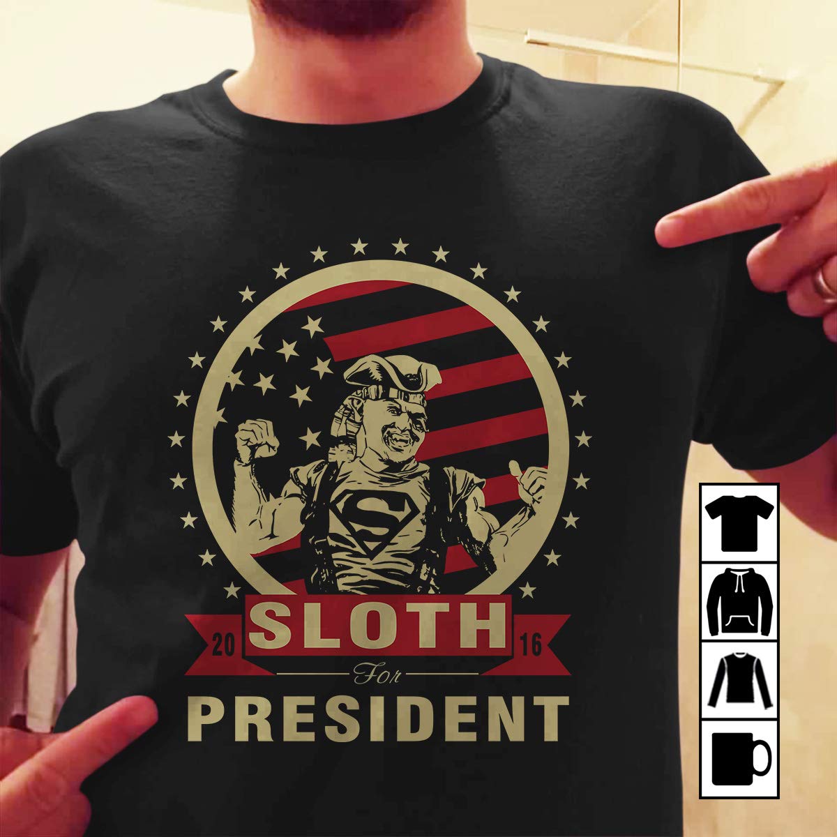Sloth For President 2016 Sloth For And T Shirt