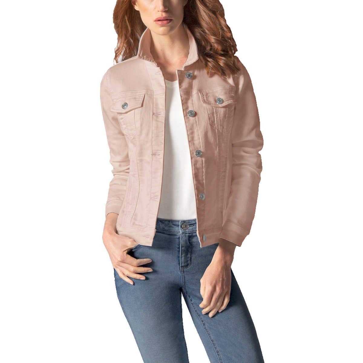 womens knit denim jacket