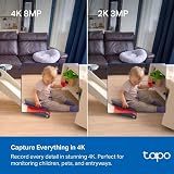 Tapo C260 4K 8MP WiFi Security Camera AI Face Recognition Night Vision view 4