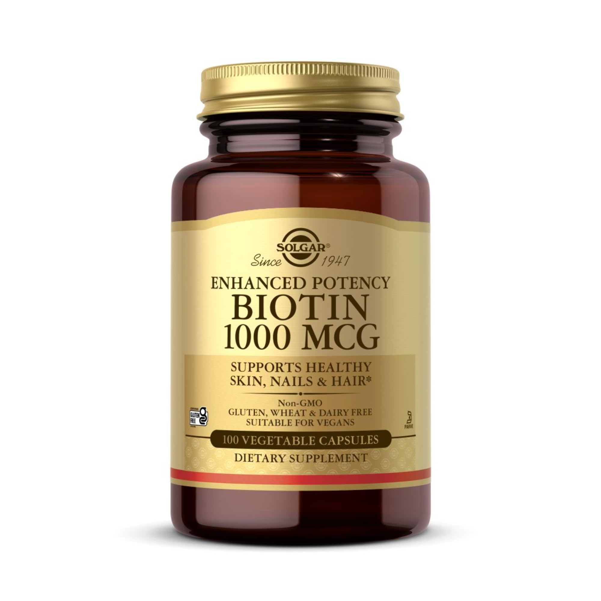 Biotin 1000 mcg Vegetable Capsules
