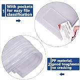 MerryNine Plastic Envelopes Wallets A4 30 Pack Clear Document Folders view 5