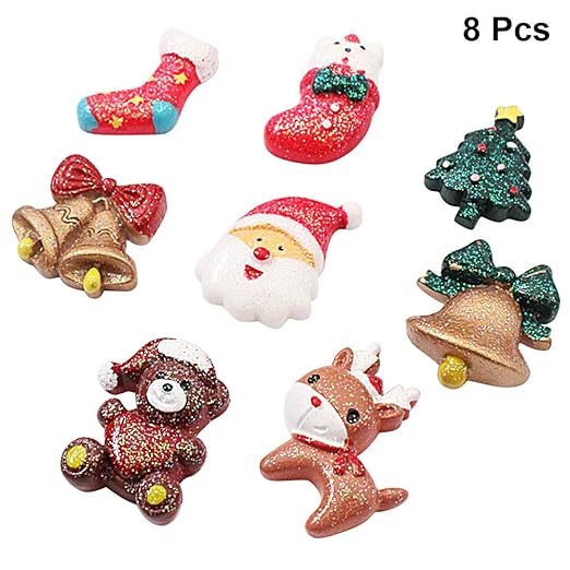 BESTONZON Imanes del refrigerador de la Navidad 8pcs Imanes del ...