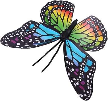 HEMOTON 2Pcs Metallschmetterling Wandkunst 3D Schmetterlinge