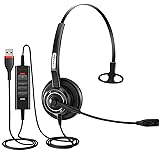 Arama USB Headset with Microphone