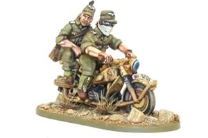 WARLORD GAMES Afrika Korps Kradschutzen Motorcycle