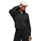 G4Free Smoofit Modal Soft Women's Polo Sweatshirts Pullover Long Sleeve Button Up Casual Tops