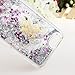 iPhone 6s plus case,iphone 6 plus case, liujie Liquid, Appmax Cool Quicksand Moving Stars Bling Glitter Floating Dynamic Flowing Case Liquid Cover for Iphone 6s plus 5.5inch (silver)