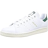 adidas Originals Men's Stan Smith Low Sneakers, White Collegiate Green Off White, 6