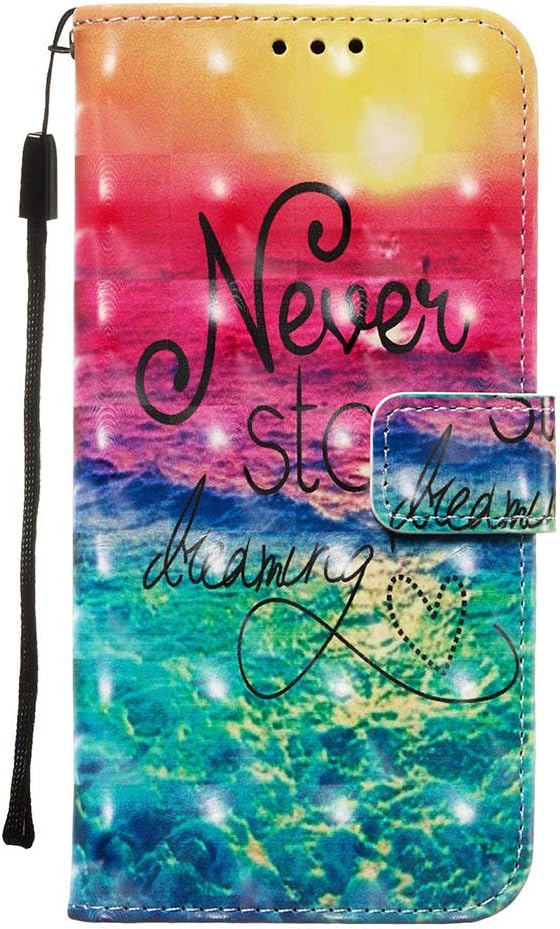 Phcases iPhone 11 Pro Flip Stand Phone Case Cover,3D Colorful Painting Premium PU Leather Wallet Handset Shell Book style Cellphone Magnetic Closure & Card Slots Protective Pocket-Clouds.