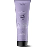 LAKMÉ Teknia White Silver Hair Mask, Brightening Hair Mask for Blondes & Bleached Hair, 8.5 Fl Oz
