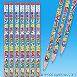 Dozen Happy Birthday From Your Teacher Wood Pencils - 7.5