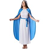 Morph Virgin Mary, Mary Costume For Women, Nativity Costumes, Biblical Costumes Woman, Christmas Costume For Women