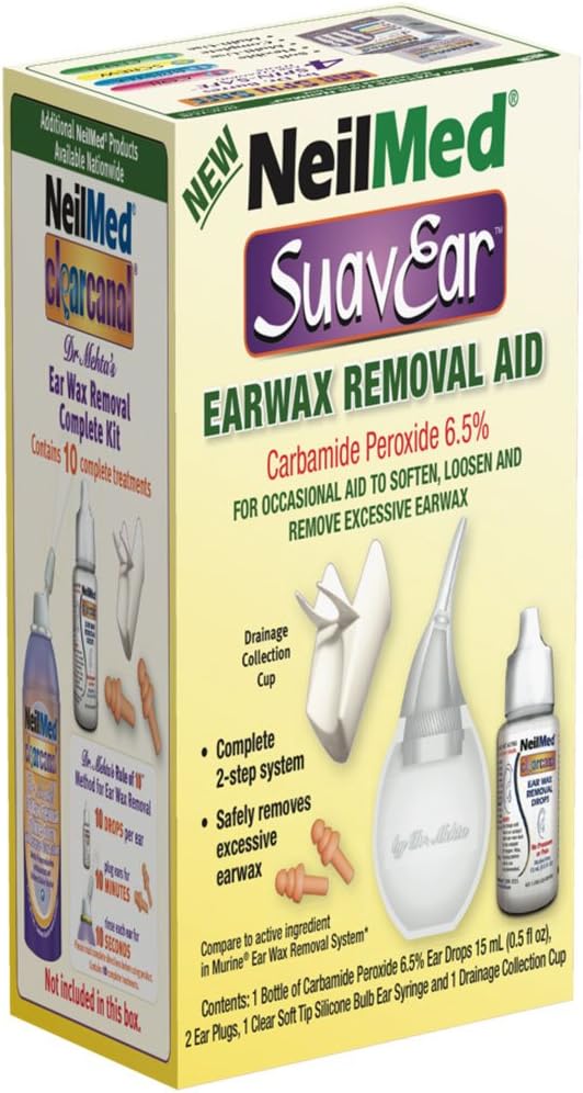 NeilMed Suavear Ear Wax Removal Aid, 0.20 Pound: Health & Personal Care
