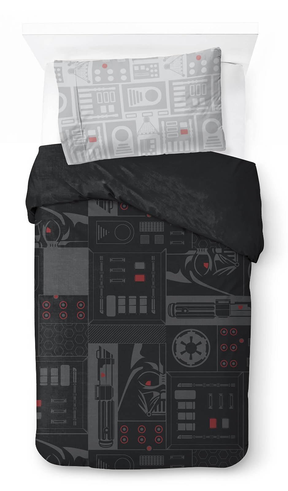 Jay Franco Star Wars Darth Vader 100% Cotton Single Duvet Cover Set - Includes 50 x 70cm Pillowcase
