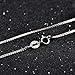 Cuoka Christmas Necklace Winter Wedding Silver Snowflake Necklace Holiday Christmas Jewelry Bridesmaids Gift Christmas Gift for Women(Sliver)
