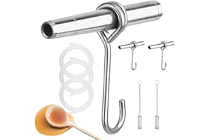 Maple Syrup Tapping Kit, Maple Tree Tapping Kit with Stainless Steel Syrup Taps, Hooks, Tubes, Brushes, Reusable and Rust-Fre