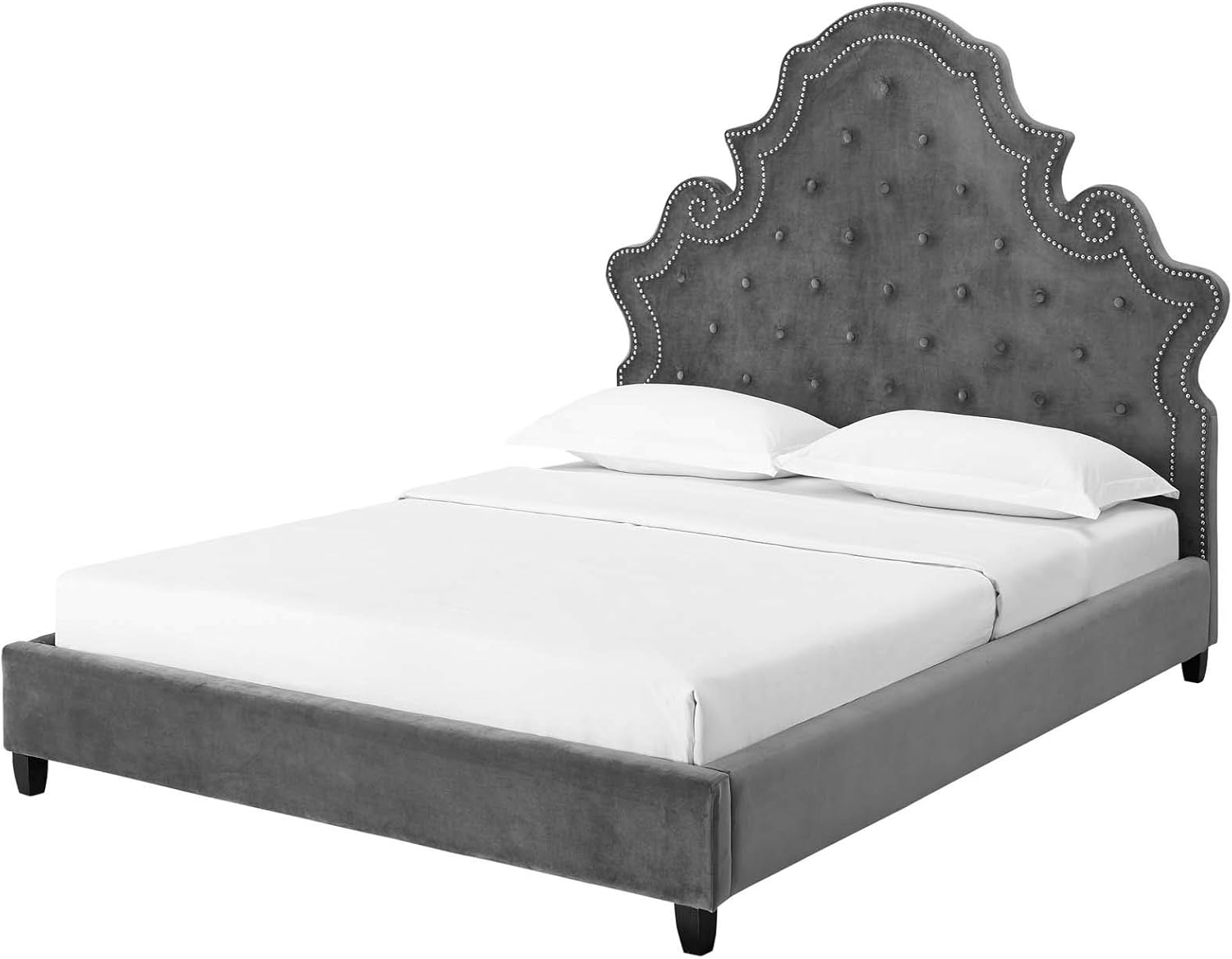 Modern Contemporary Urban Design Bedroom Tufted Platform