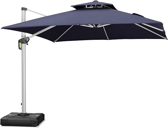 purple leaf offset patio umbrella