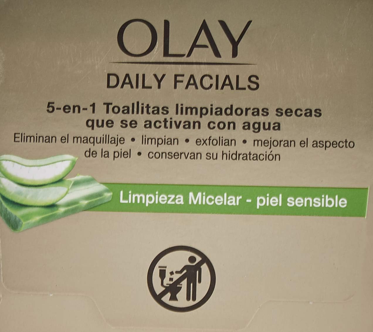 OLAY Daily Facials Water Activated Dry Cloths 5 in 1 Cleansing Power
