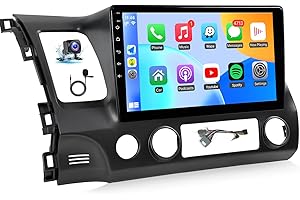 Naifay Android Car Sereo for Honda Civic 2006 2007 2008 2009 2010 2011 Radio, 10.1 inch Touch Screen for Honda Civic Car Radio with Carplay Android Auto Bluetooth WiFi GPS SWC Backup Camera