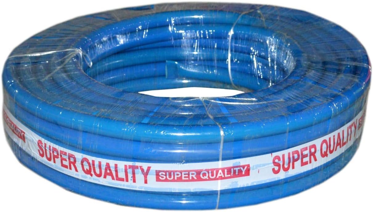 DC NEXT PVC Garden Hose Water Pipe (30 m, 0.5 inches, Multicolour)