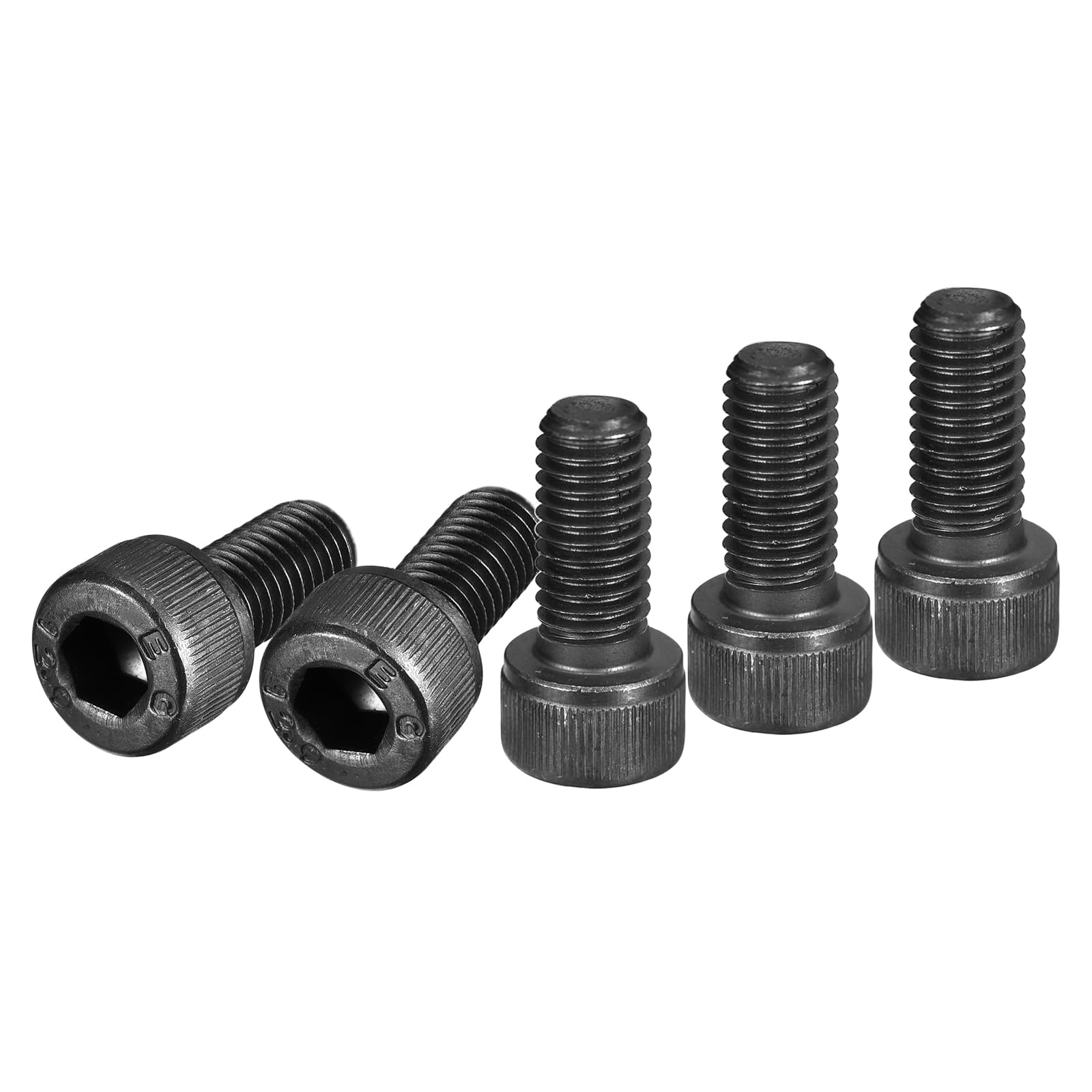 DTGN M8x18mm Socket Head Cap Screws Bolts, 20Pcs 12.9 Grade Alloy Steel, Metric Machine Hex Socket Screw, Hex Drive, Black Oxide Finish, UNC Coarse Thread Fully Threaded