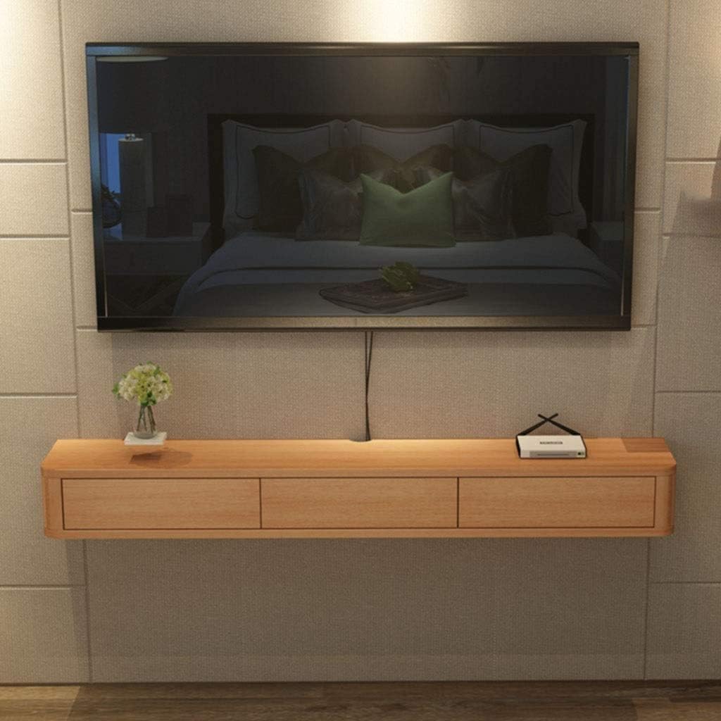 Jjjjd Wall Mounted Floating Tv Stand Media Console Modern Storage Cabinet With Sliding Doors Living Room Tv Console Media Entertainment Shelf Floating Desk Hutch Storage Cabinet For Game Console Amazon Co Uk Kitchen