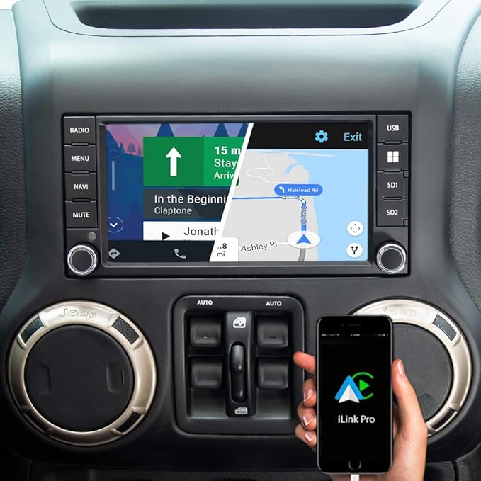 DYNAVIN 7" Car Stereo GPS Radio for Jeep