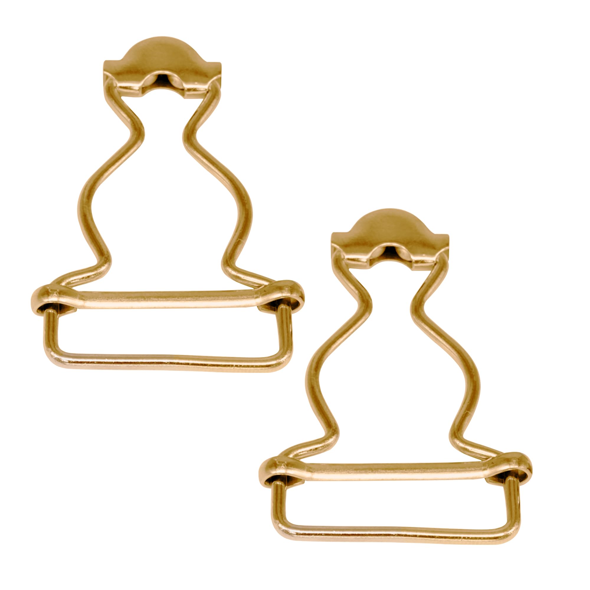 Trimming Shop 30mm Bronze Dungaree Buckles – Strong Metal Clip Fasteners for Braces, Bib Overalls, Jumpsuits, Kid’s Clothing, Handbags & DIY Workwear Projects, 2pcs