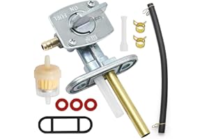 Zreneyfex Fuel Vavle with Petcock Replacement for Yamaha YFB 250 YFM 200 250 350 400 Big Bear TTR 90 125 225 Replacement for Suzuki LT 80 LTZ 400 Replacement for Kawasaki KLX 125 KLF 300 400 Bayou