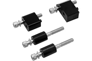 HCmotorku Motorcycle 1-1/4" Driver Floorboard Extension Spacer FloorBoard Outward Extension Kit Fit for Harley Touring Electr