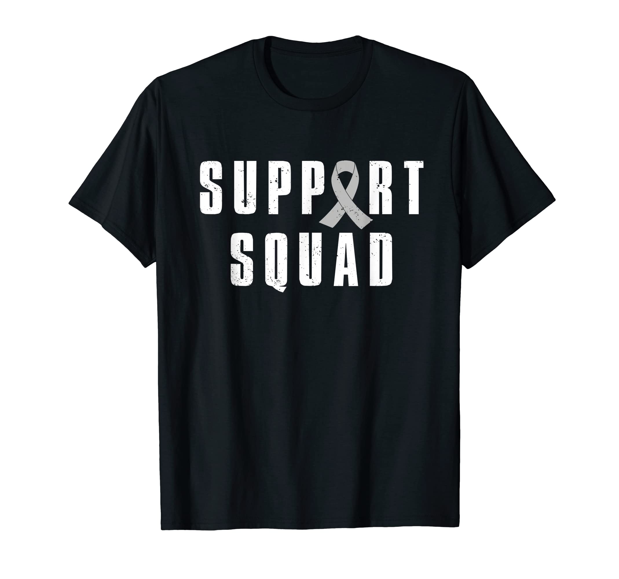 Diabetes Awareness Warrior Support Squad Diabetic Ribbon T-Shirt