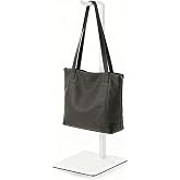 KMtilsh White Purse Stand,Purse Hanging Hook Stands 8-pound weight capacity | Adjustable height,Non-Slip Base,Metal Material,Suitable for use on handbags, wreaths, and banners Showcase 1-Pack