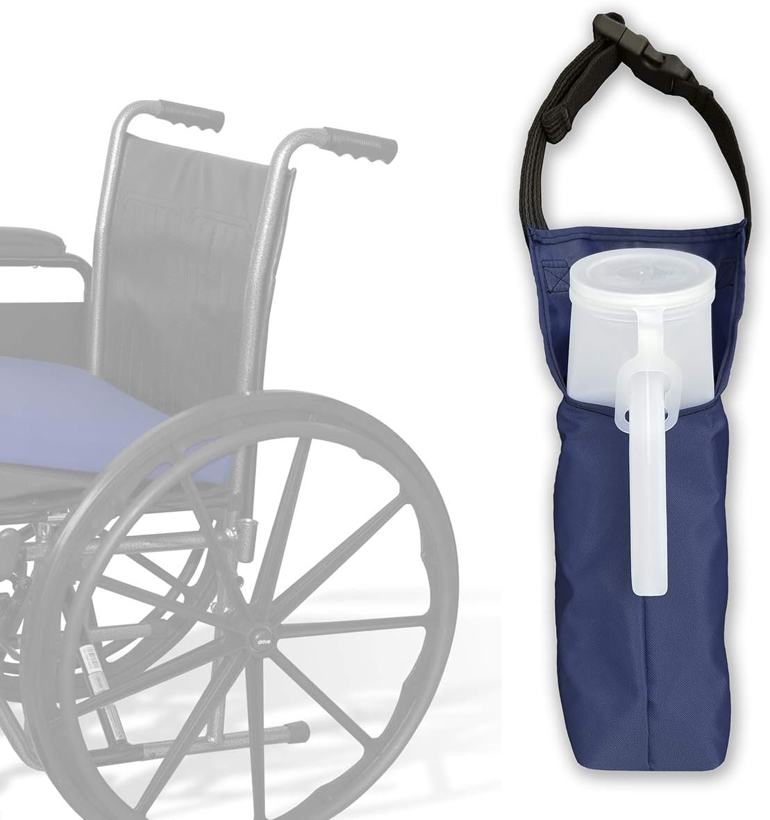 NYOrtho Urine Bottle Holder for Men Nylon Pouch Urine