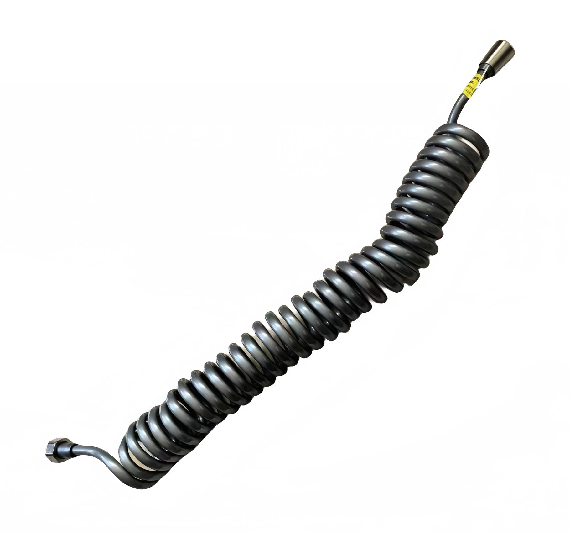 1/2 Inch Interface Spring Flexible Shower Hose, 304 Stainless Steel Interface Nut, 2m PU Flexible Telescopic Shower Hose for Water Plumbing Toilet Bidet Sprayer Gun Bathroom (5m)