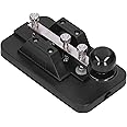 BTER Morse Code Telegraph Key - Professional Straight Key with Buzzer & Voice Prompts for Teaching & Communication