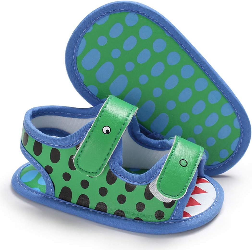 Baby Boys Girls 2 Straps Summer Beach Sandals Infant Shoes Soft Sole Breathable First Walker Newborn Shoes Casual Dress