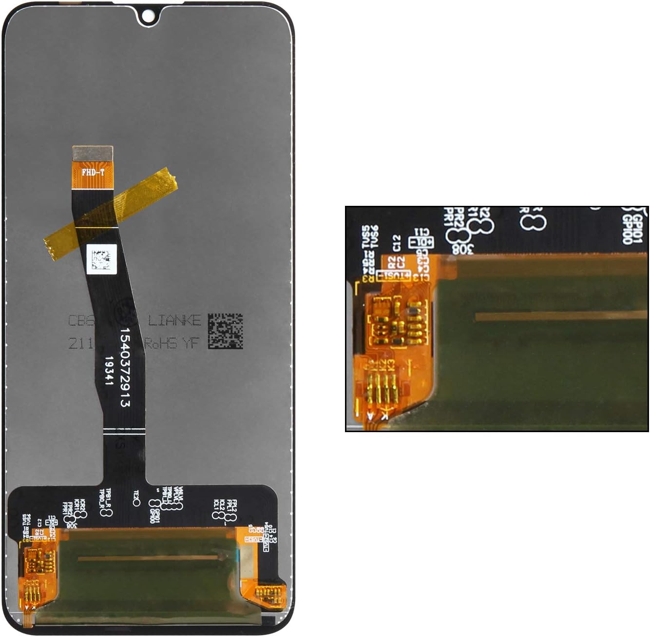 For Huawei P SMART 2019 Screen Replacement For Huawei P SMART 2020 LCD Dispay For Huawei P SMART 2019 Touch Screen Digitizer Assembly Repair Kits (Black With Frame) - Image 5