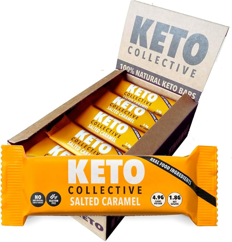 Keto Collective Keto Bars 15x40g | 2g Net Carbs | Gluten Free Vegan UK Made