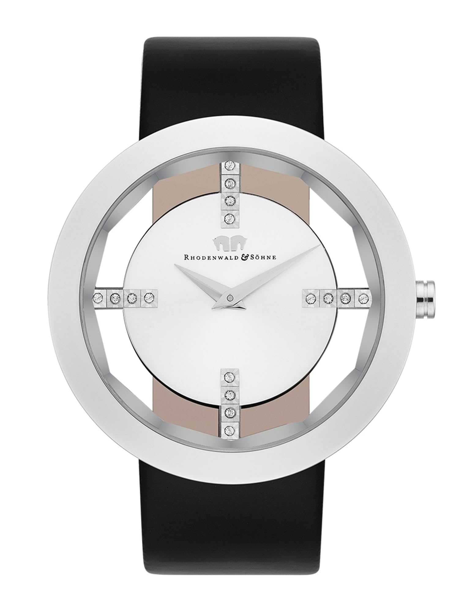 Rhodenwald & Söhne Women's Analog Japan Quartz Watch with Genuine Leather Band 10010014