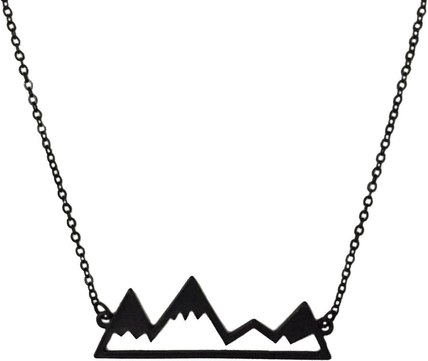 WeiVan Snowy Mountain Necklace Nature Minimalist Bridesmaids Boho Jewelry