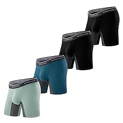 BAMBOO COOL Underwear for Men Boxer Briefs Soft