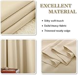 PONY DANCE Be ige Thermal Window Curtains 2 Panels 55x79 Biscotti Beige view 8