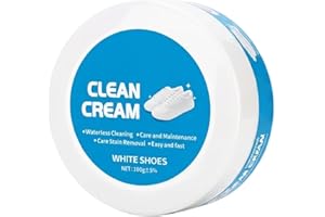 White Shoes Cleaning Cream | No Wash Multipurpose Gentle Dirt Remover Paste | No Water White Shoes Cream - for Sneakers Gym T