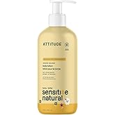 ATTITUDE Body Lotion for Baby, EWG Verified, Plant and Mineral-Based Ingredients, Vegan Personal Care Products, Sensitive Skin, Unscented, 16 Fl Oz